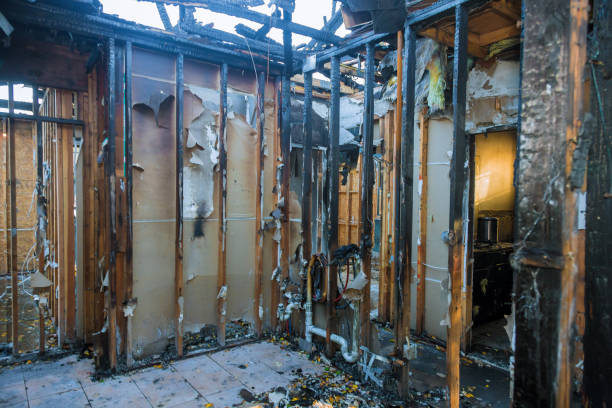 Professional Emergency Fire Cleanup technician working in Houston, PA